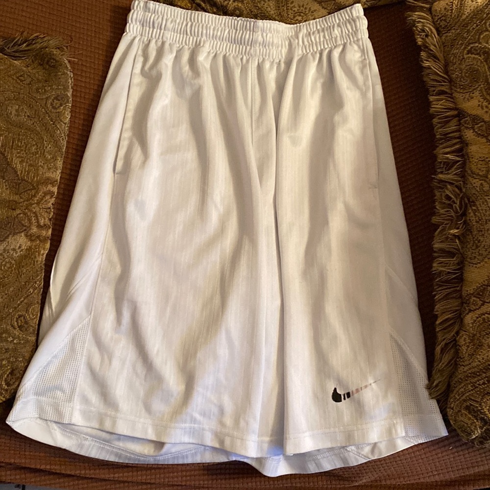 Nike white shorts